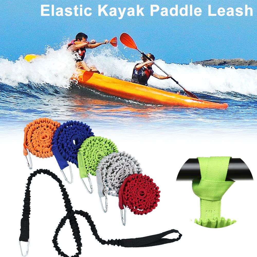 Fishing Kayak Paddle Leash - Tali keamanan tongkat pancing, dapat diatur