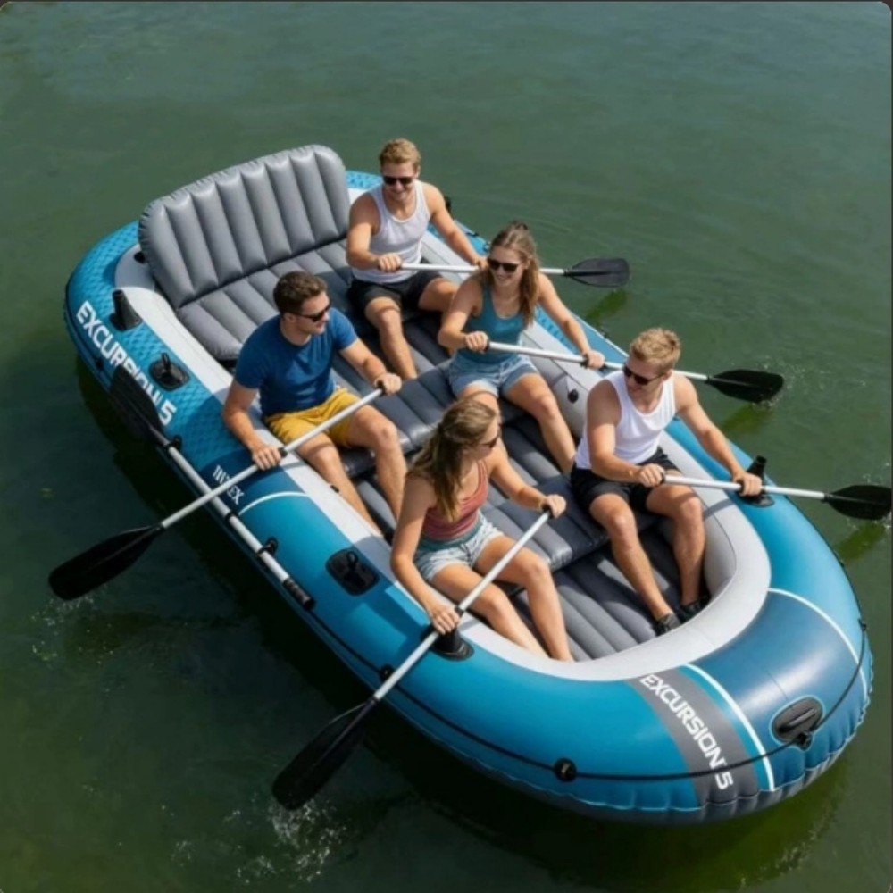 Fishing Kayak Inflatable - Kayak tebal untuk 2 orang dan