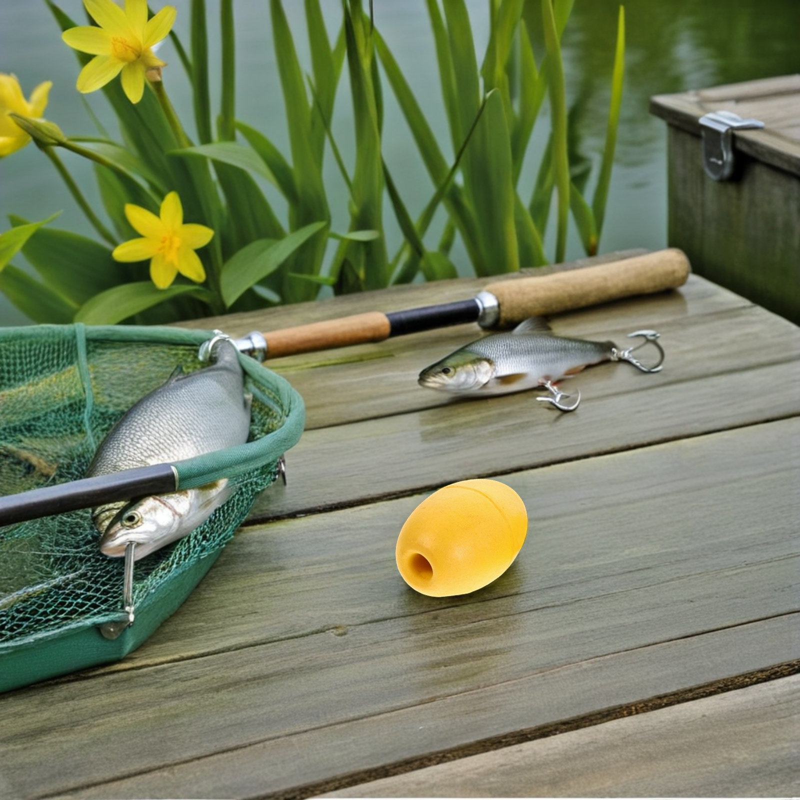Fishing Kayak Anchor - 8 Buah Pelampung Kayak PVC, Pelampung