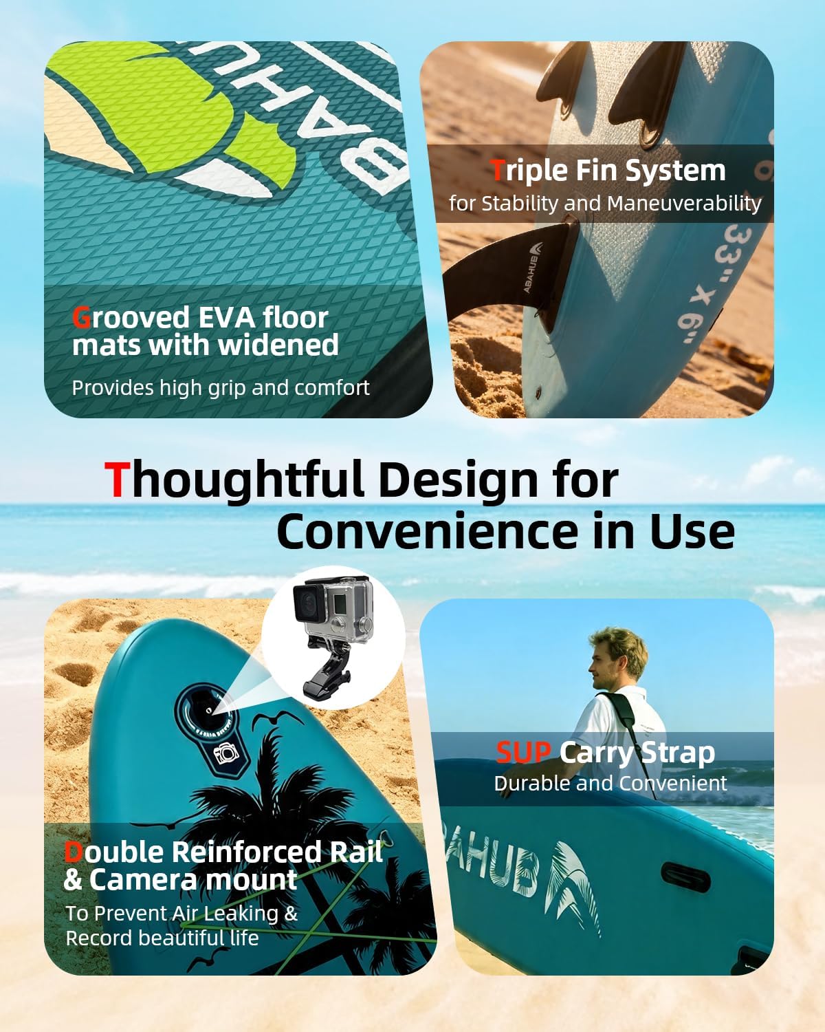 Papan Dayung Tiup Lebar 10,6 k - Fishing Kayak Paddle ulasan dan harga