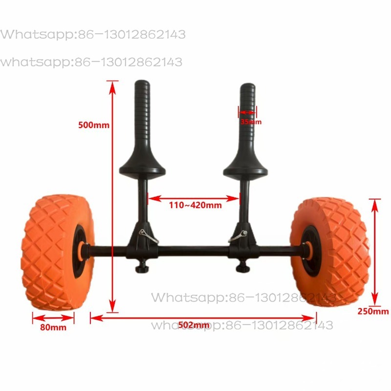Troli Kayak, Lebar Dapat Dises - Fishing Kayak Cart ulasan dan harga