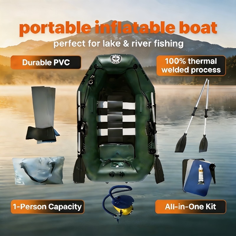 Perahu Kayak Tiup Murah untuk  - Fishing Kayak Inflatable ulasan dan harga