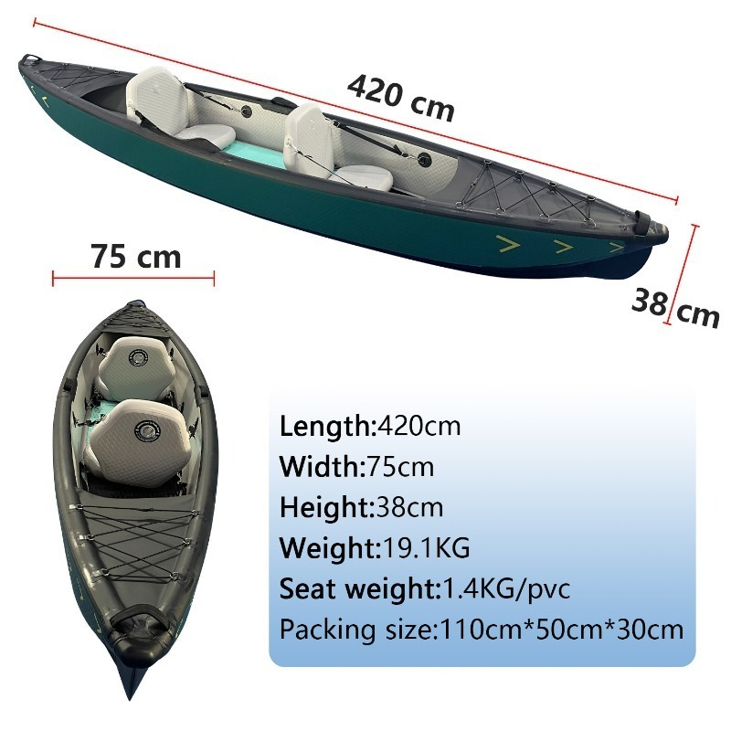 Kayak Kano Tiup Portabel Desai - Fishing Kayak Inflatable ulasan dan harga