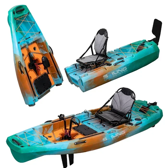 Perahu Lipat Plastik 9.5ft unt - Fishing Kayak Pedal Drive ulasan dan harga
