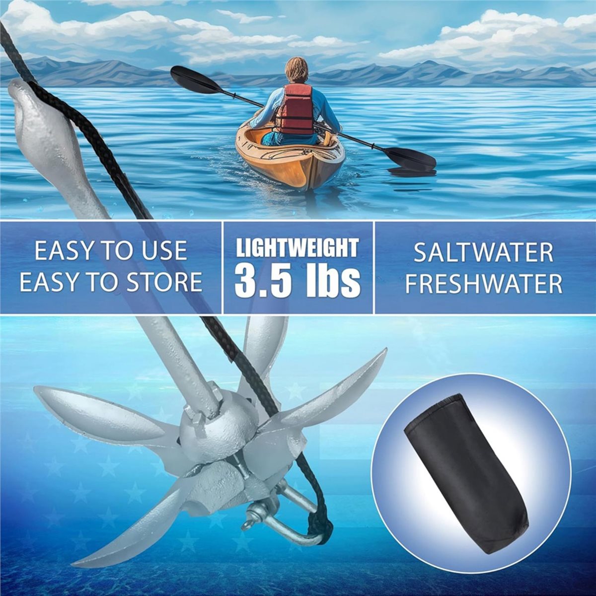 Diskon Besar Jangkar Kayak, Ki - Fishing Kayak Anchor ulasan dan harga