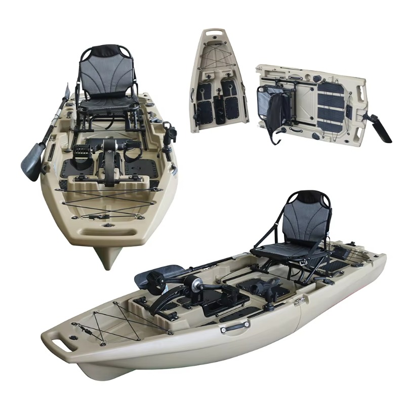 1 Unit Kano Laut Bermotor HDPE - Fishing Kayak Pedal Drive ulasan dan harga