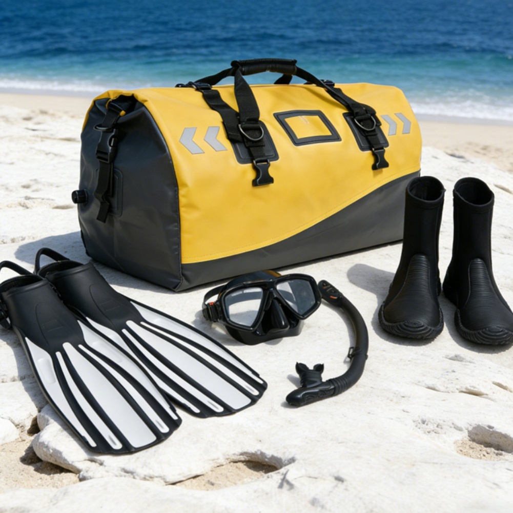Tas Kering Tahan Air PVC Kapas - Fishing Kayak Storage Bag ulasan dan harga